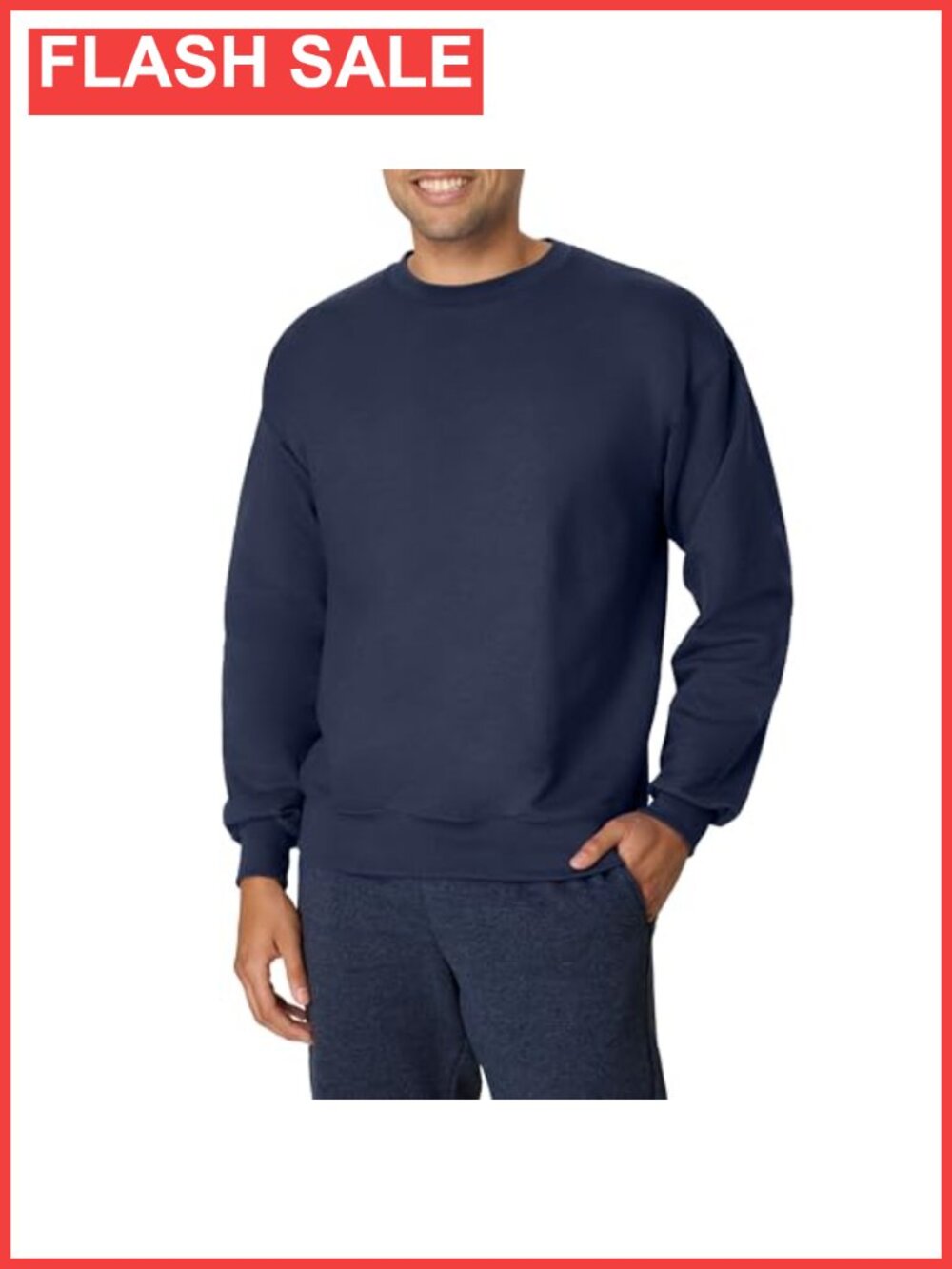 Hanes Men's Ultimate Heavyweight Fleece Crewneck Sweatshirt Pullover
